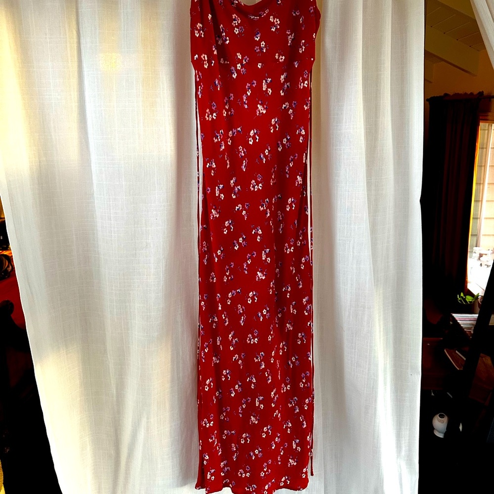 Flynn  skye medium red floral dress